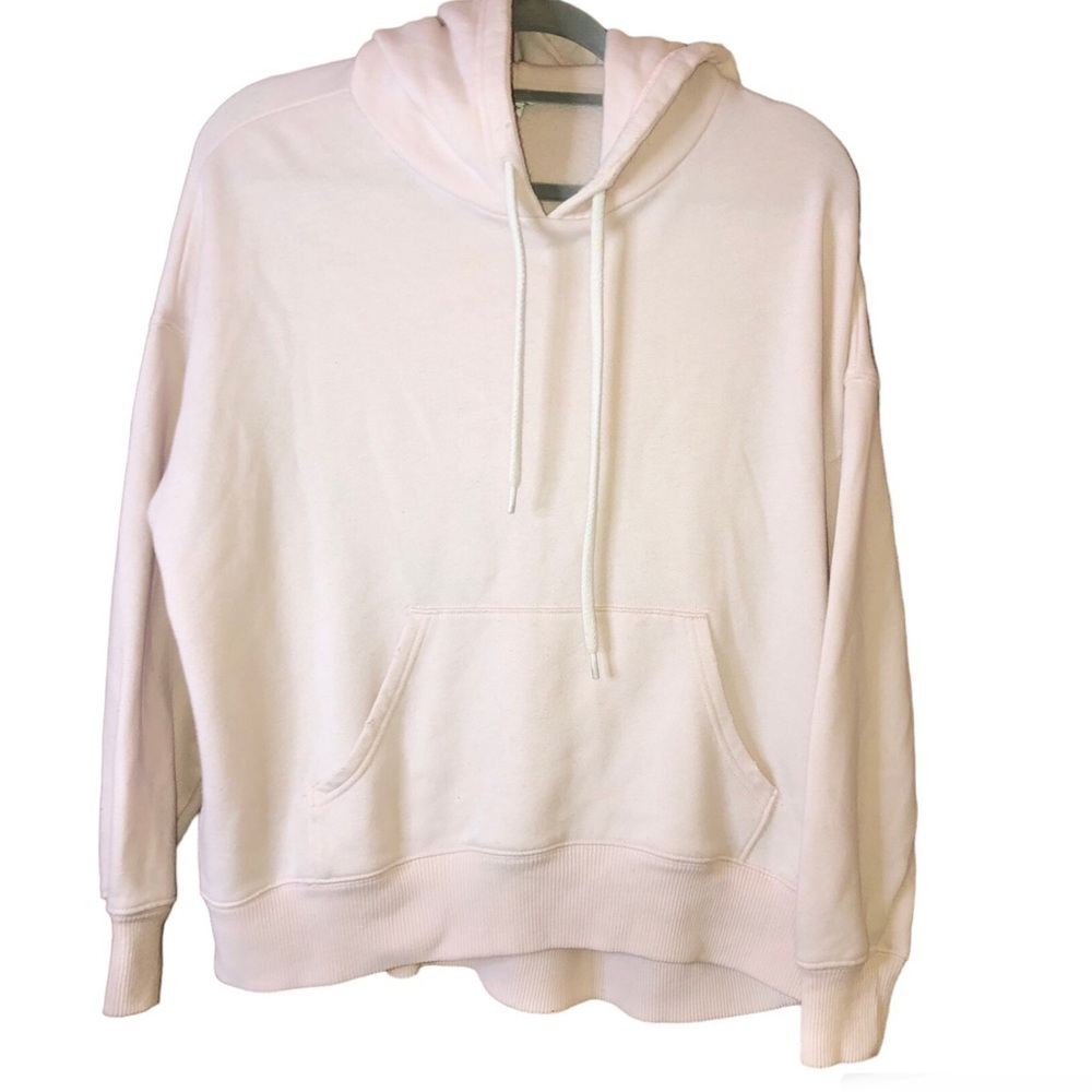Aerie Croppedβ Hoodie Light Baby Pink Size Small